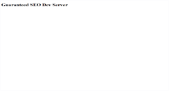 Desktop Screenshot of dev.guaranteedseo.com
